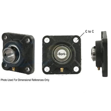 Aftermarket 4 Bolt Flanged W Set Screws A-SAFNR34R-I-AI
